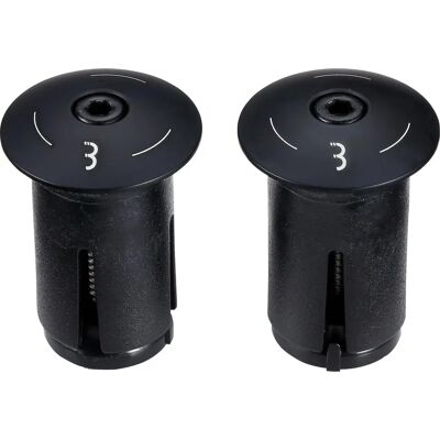 BBB BHT-97 Embouts en aluminium à visser - Noir BBB BHT-97 Embouts en aluminium à visser - Noir