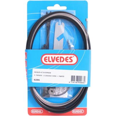 Elvedes Schaltkabelset - Edelstahl, Schwarz, 1700/2250mm - Fahrrad Zubehör Elvedes Schaltkabelset - Edelstahl, Schwarz, 1700/2250mm - Fahrrad Zubehör