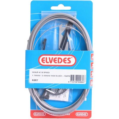 Elvedes Silber-Schaltkabelset für Nexus 4/7/8 - 1700/2250mm Elvedes Silber-Schaltkabelset für Nexus 4/7/8 - 1700/2250mm