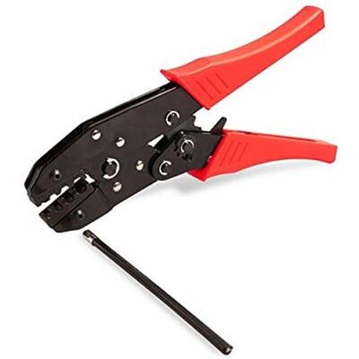 Elvedes Pince 22,5 cm Rouge/Noir - Crimper - Publicité Elvedes Pince 22,5 cm Rouge/Noir - Crimper - Publicité