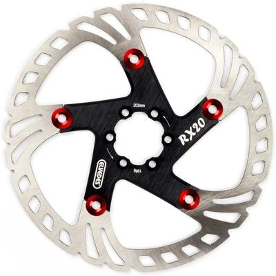 Rotore flottante Elvedes RX20 - 203mm, Argento - Disco freno bici Rotore flottante Elvedes RX20 - 203mm, Argento - Disco freno bici