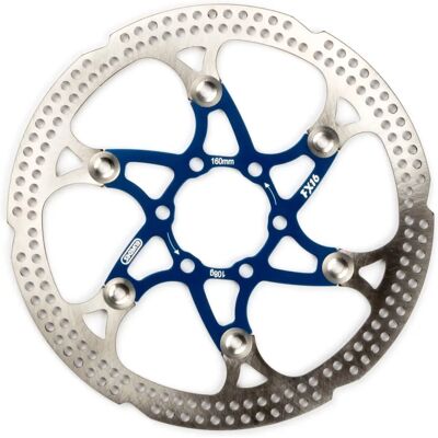 Elvedes FX16 Blaue 160mm Scheibenbremsscheibe - Hochleistung Elvedes FX16 Blaue 160mm Scheibenbremsscheibe - Hochleistung