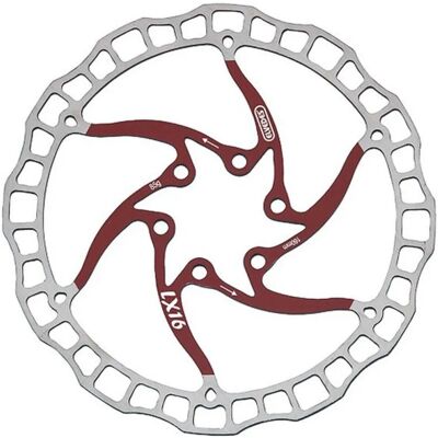 Elvedes Marca Modello - 160mm Disco freno resistente alla ruggine - Rosso Elvedes Marca Modello - 160mm Disco freno resistente alla ruggine - Rosso