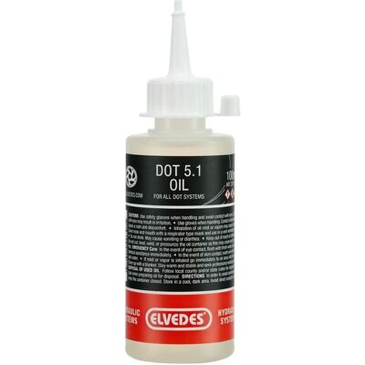 Elvedes DOT 5.1 Remvloeistof - 100ml voor Hydraulische Systemen Elvedes DOT 5.1 Remvloeistof - 100ml voor Hydraulische Systemen