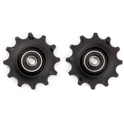 Elvedes Galet de Dérailleur 2×12t Étroit/Large - Roue de Poussoir Elvedes Galet de Dérailleur 2×12t Étroit/Large - Roue de Poussoir