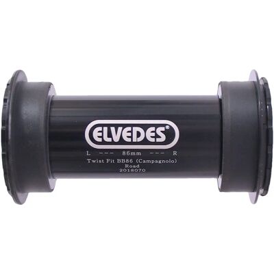 Elvedes BB86 Campagnolo Zwart - Boîtier de pédalier Elvedes BB86 Campagnolo Zwart - Boîtier de pédalier