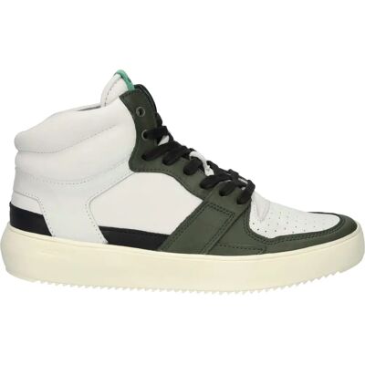 Blackstone Dwayne YG02 Blanc/Vert - Baskets Montantes - Sneakers - Publicité Blackstone Dwayne YG02 Blanc/Vert - Baskets Montantes - Sneakers - Publicité