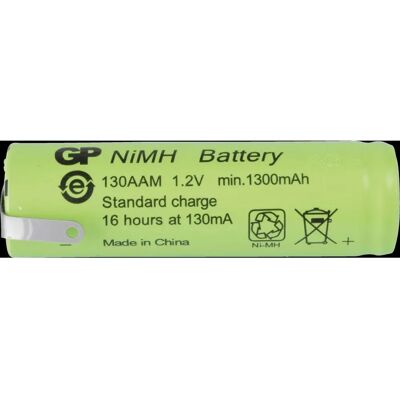 GP-Batterien NH GP 130AAH-1Z - Wiederaufladbare AA Batterie 1300mAh GP-Batterien NH GP 130AAH-1Z - Wiederaufladbare AA Batterie 1300mAh