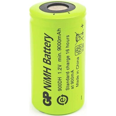 GP Batteries GP 900DH - NiMH D Battery - 9000mAh - Battery GP Batteries GP 900DH - NiMH D Battery - 9000mAh - Battery