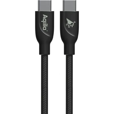 Aqiila Cablebird CB11 USB-C Cable - 240W, 1m, Black Aqiila Cablebird CB11 USB-C Cable - 240W, 1m, Black