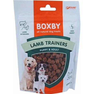 Boxby Lamb Trainers - Koiran herkut - Luonnollinen, Ei viljaa, Korkea proteiinipitoisuus Boxby Lamb Trainers - Koiran herkut - Luonnollinen, Ei viljaa, Korkea proteiinipitoisuus
