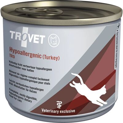 TROVET Hipolaergiczne TRD Indyk - mokra karma dla kotów - 200g TROVET Hipolaergiczne TRD Indyk - mokra karma dla kotów - 200g