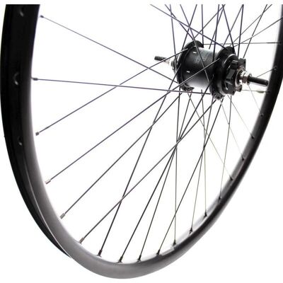 Roland A2K DW 28 inch wiel - 36G, zwart, E-shifter compatibel Roland A2K DW 28 inch wiel - 36G, zwart, E-shifter compatibel