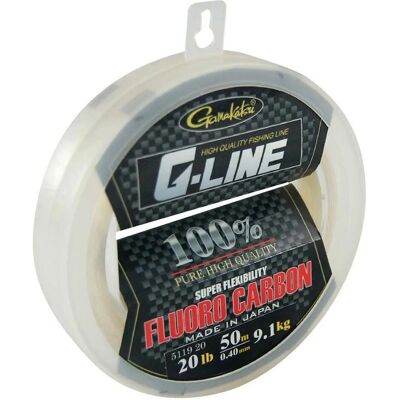 Gamakatsu Bigspool Fluorocarbon - 50m Transparent - Angelschnur Gamakatsu Bigspool Fluorocarbon - 50m Transparent - Angelschnur