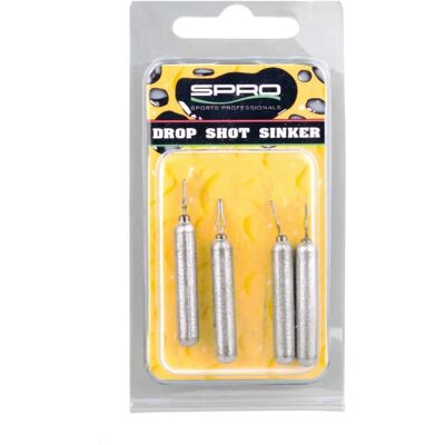 Plomb Drop Shot SPRO - 5,2 g Tungstène - Publicité Plomb Drop Shot SPRO - 5,2 g Tungstène - Publicité