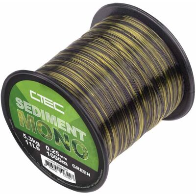 Ctec Sediment Monofilament - 1000M Vert - Ligne de Pêche - Publicité Ctec Sediment Monofilament - 1000M Vert - Ligne de Pêche - Publicité