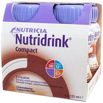Nutridrink Compact Choklad 4x125ml - Kosttillskott Nutridrink Compact Choklad 4x125ml - Kosttillskott