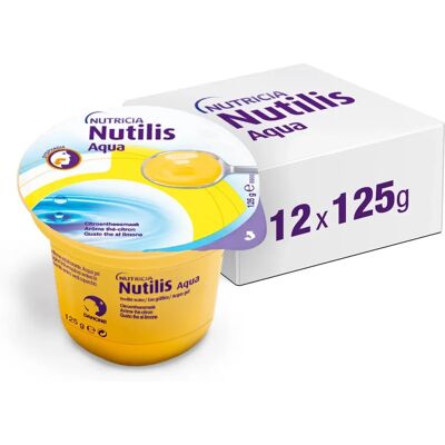 Danone Nutricia Aqua Gel al Limone - Bevanda Gelatinosa per Disfagia Danone Nutricia Aqua Gel al Limone - Bevanda Gelatinosa per Disfagia