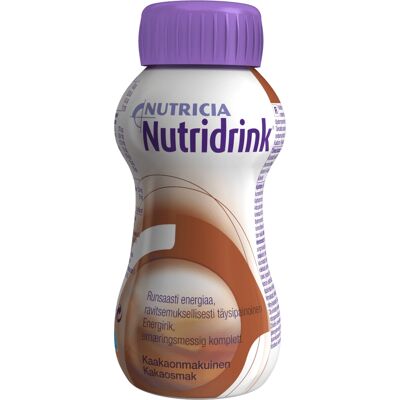 Nutridrink Suklaa - Korkealaatuinen energiajuoma Nutridrink Suklaa - Korkealaatuinen energiajuoma