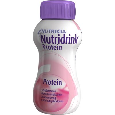 Nutridrink Proteiini Mansikka - Ravintolääkejuoma Nutridrink Proteiini Mansikka - Ravintolääkejuoma