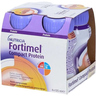 Danone Nutricia Fortimel Compact Protein - Integratore Ricostituente - 4x125ml Danone Nutricia Fortimel Compact Protein - Integratore Ricostituente - 4x125ml