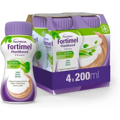 Danone Nutricia Fortimel Plant Based Energy Caffè 4x200ml - Integratore Vegano Danone Nutricia Fortimel Plant Based Energy Caffè 4x200ml - Integratore Vegano