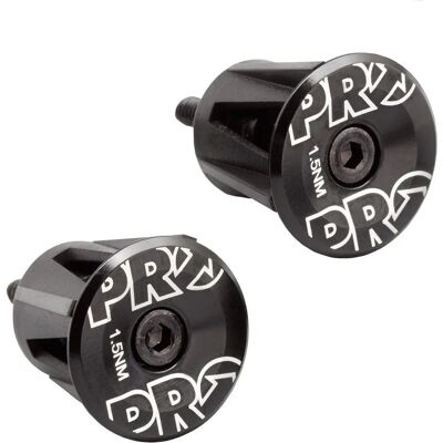 Pro Sorte Styreendercap - Aluminium, Sort - Cykeltilbehør Pro Sorte Styreendercap - Aluminium, Sort - Cykeltilbehør
