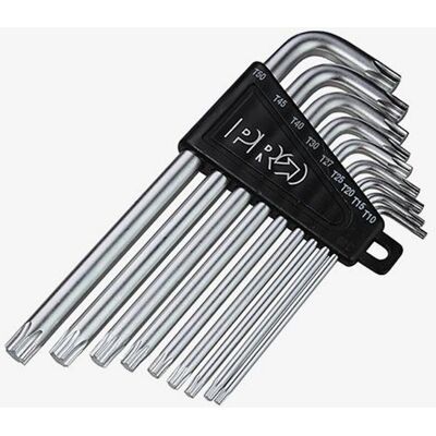 Zestaw kluczy Torx Pro Bike Gear T10 T50 - Czarny Zestaw kluczy Torx Pro Bike Gear T10 T50 - Czarny