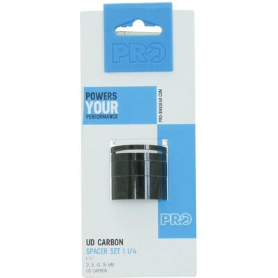 Pro Carbon Headset Spacers - 3/5/10/15mm - Silver Pro Carbon Headset Spacers - 3/5/10/15mm - Silver