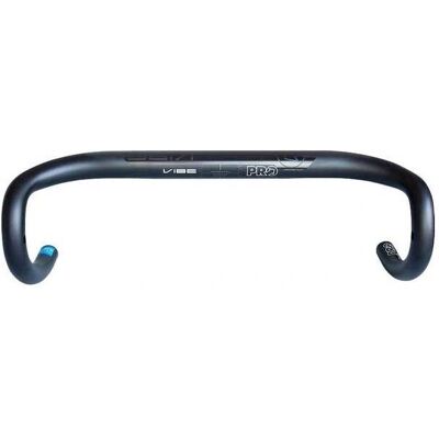 Guidon en Alliage Pro VIBE - 42cm Noir - Drop - Course sur route - Publicité Guidon en Alliage Pro VIBE - 42cm Noir - Drop - Course sur route - Publicité