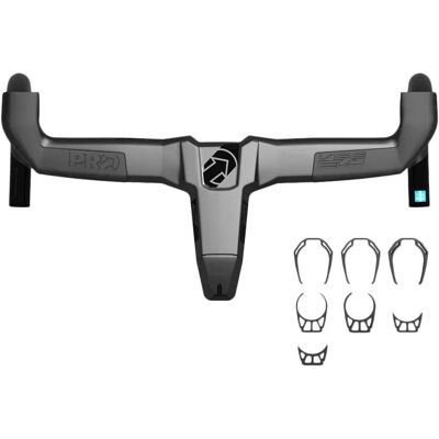 Pro Handlebars Vibe Evo + Ringe 105mm Schwarz 31.8mm / 380mm - Lenker Pro Handlebars Vibe Evo + Ringe 105mm Schwarz 31.8mm / 380mm - Lenker