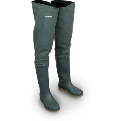 Shimano Fishing Thigh Boot - Green PVC, Model EU 43 - Thigh Boot Shimano Fishing Thigh Boot - Green PVC, Model EU 43 - Thigh Boot