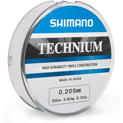 Shimano Technium 200m Tmavá Linka - Rybářská šňůra Shimano Technium 200m Tmavá Linka - Rybářská šňůra