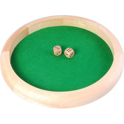 Piste de dés HOT Games - Vert Rond - 29cm - Publicité Piste de dés HOT Games - Vert Rond - 29cm - Publicité