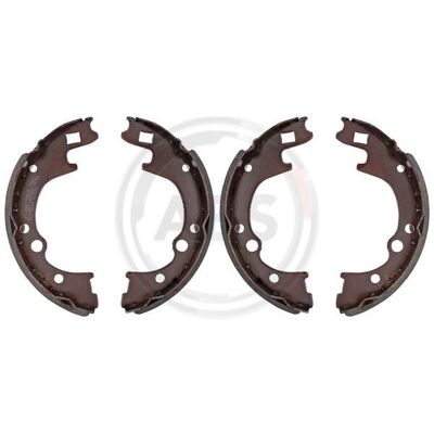 A.B.S. Bremseklodser Sæt - 220mm Diameter - Passer til Hyundai H-1, KIA K2500, K2700 A.B.S. Bremseklodser Sæt - 220mm Diameter - Passer til Hyundai H-1, KIA K2500, K2700