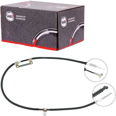 Höger Bakre Parkeringsbromskabel - Mazda 626, MX-6, Xedos Höger Bakre Parkeringsbromskabel - Mazda 626, MX-6, Xedos