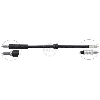 Manguera de Freno A.B.S. - 410mm, M10x1.0, Ligera Manguera de Freno A.B.S. - 410mm, M10x1.0, Ligera