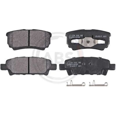 A.B.S. 37384 Bremsbeläge - Vorder-/Hinterachse für Chrysler Sebring, Dodge Avenger, Caliber, Jeep C A.B.S. 37384 Bremsbeläge - Vorder-/Hinterachse für Chrysler Sebring, Dodge Avenger, Caliber, Jeep C