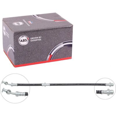 Tubo freno A.B.S. - 526mm, Banjo 10mm, Filettatura M10x1.0 Tubo freno A.B.S. - 526mm, Banjo 10mm, Filettatura M10x1.0