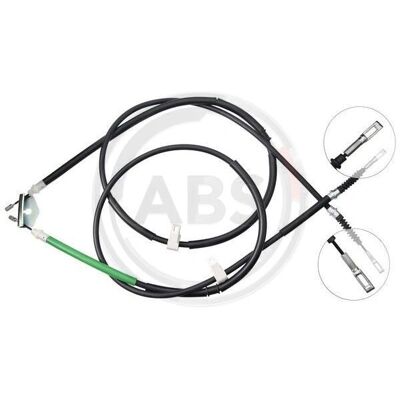 A.B.S. K19915 Cable de Freno de Mano - Para Ford Fiesta A.B.S. K19915 Cable de Freno de Mano - Para Ford Fiesta