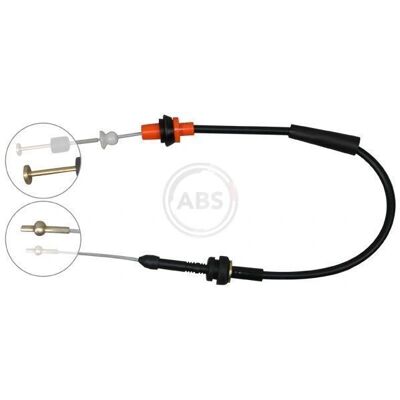 A.B.S. K37150 Cavo acceleratore per Seat, VW, OEM 6N1721555K A.B.S. K37150 Cavo acceleratore per Seat, VW, OEM 6N1721555K