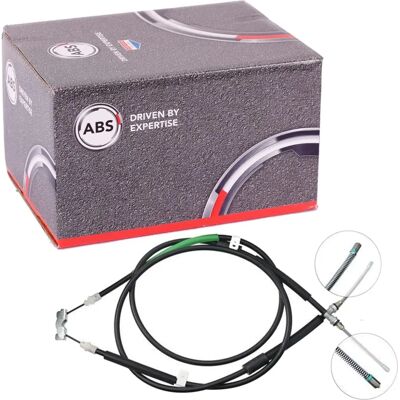 A.B.S. Cavo del Freno a Mano 1627mm per Ford Fiesta, Puma, Courier, Ka, Mazda 121 - Seilzug, Feststellbremse A.B.S. Cavo del Freno a Mano 1627mm per Ford Fiesta, Puma, Courier, Ka, Mazda 121 - Seilzug, Feststellbremse