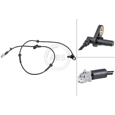 A.B.S. 30729 Grauer ABS-Sensor - ABS sensor A.B.S. 30729 Grauer ABS-Sensor - ABS sensor