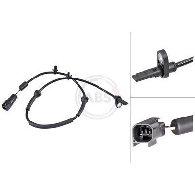A.B.S. Mazda hjulhastighedssensor - Aktiv, Sort, 660mm A.B.S. Mazda hjulhastighedssensor - Aktiv, Sort, 660mm