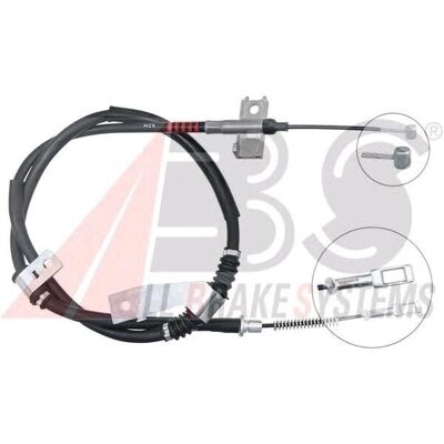 ALVADI K17449 Parkeringsbremsekabel - Bag Venstre Ssangyong Rexton ALVADI K17449 Parkeringsbremsekabel - Bag Venstre Ssangyong Rexton