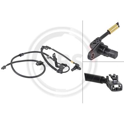 A.B.S. 31557 Raddrehzahlsensor - Aktiv, 1430mm, Schwarz, KIA Ersatz A.B.S. 31557 Raddrehzahlsensor - Aktiv, 1430mm, Schwarz, KIA Ersatz