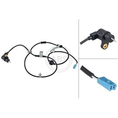 Sensor de Velocidad de Rueda A.B.S. 31572 - Pasivo, Azul, 1440mm Sensor de Velocidad de Rueda A.B.S. 31572 - Pasivo, Azul, 1440mm