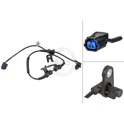 Sensore velocità ruota A.B.S. 31617 - Hyundai I10, Asse anteriore destra, attivo, blu Sensore velocità ruota A.B.S. 31617 - Hyundai I10, Asse anteriore destra, attivo, blu