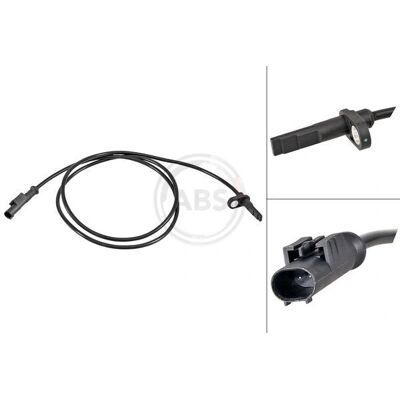 A.B.S. Raddrehzahlsensor - Aktiv, 1340mm, Schwarz, 0,06kg A.B.S. Raddrehzahlsensor - Aktiv, 1340mm, Schwarz, 0,06kg