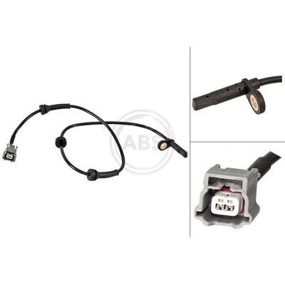 Sensor de velocidad de rueda 31639 - Gris - Nissan Renault Sensor de velocidad de rueda 31639 - Gris - Nissan Renault